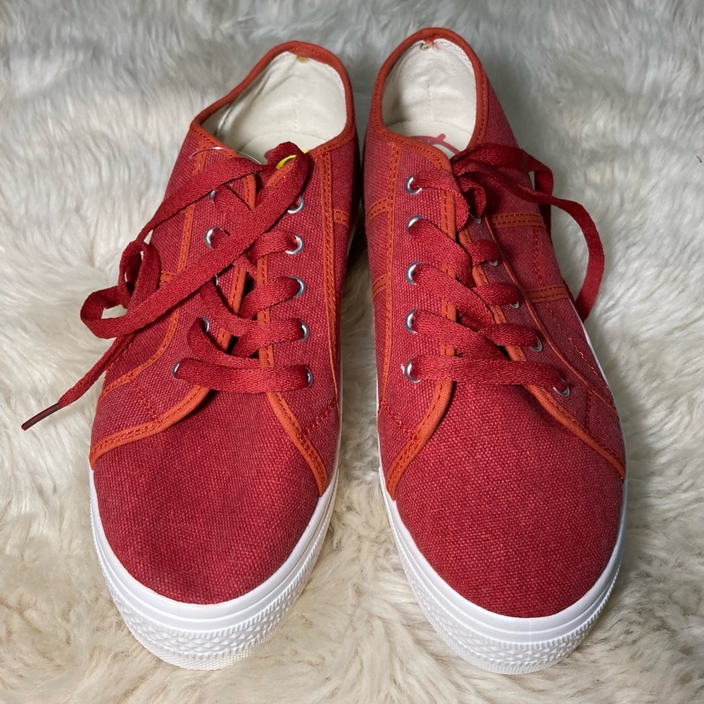 Rock & Candy Red Shiann Platform Sneakers